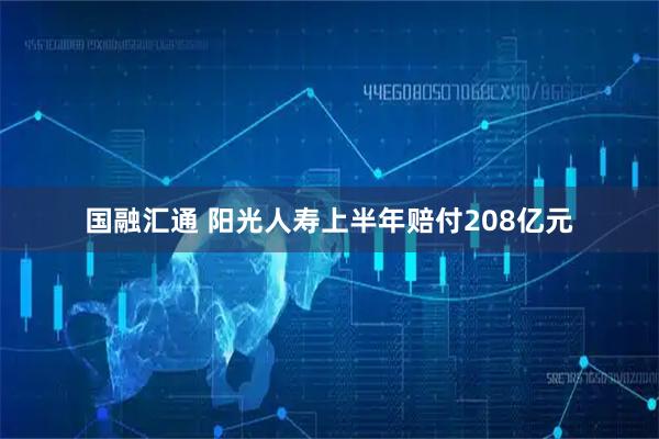 国融汇通 阳光人寿上半年赔付208亿元