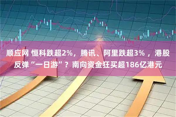 顺应网 恒科跌超2%,腾讯、阿里跌超3% ,港股反弹“一日游”?南向资金狂买超186亿港元